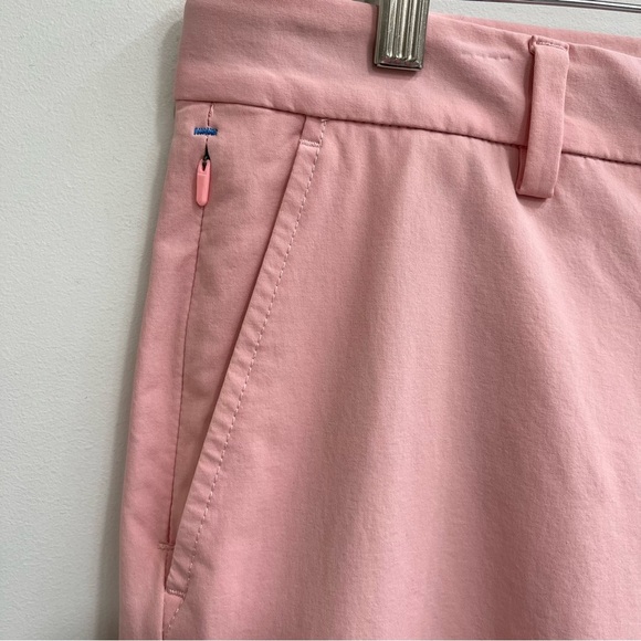Vineyard Vines 9" Inseam On-The-Go Summer Shorts Golf Performance Pastel Pink 30 - Picture 3 of 6